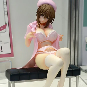 24cm Anime Boku La Asistenta Nu Kenshuu Nisshi Akagi Mio Fete Sexy figurina PVC Modelul de Colectare Păpuși Jucarii pentru Cadouri