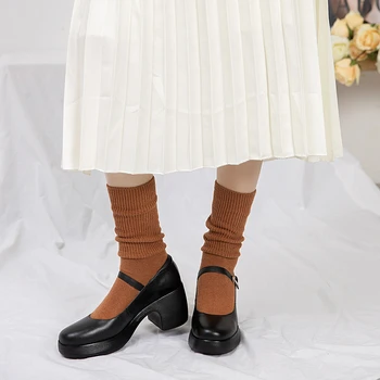 FEDONAS Concis Retro Nunta Mary Janes Femei de Vacă din Piele Pantofi 2020 Primavara-Vara Rotund Toe Catarama Curelei Superficial Pantofi de Femeie