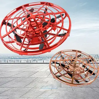 OZN Mini Drone Jucarii pentru Copii Elicopter Infraroșu Inducție Aeronave care Zboară Mingea Drona Quadrocopter Cadouri de CRACIUN pentru Baieti Fete