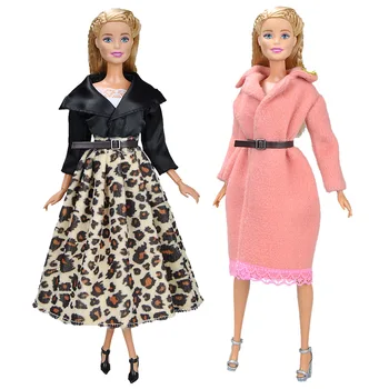 Moda Rochie Manual pentru Barbie BJD Haine Papusa Fusta Scurta Captivant Poarta Fata de Ziua de nastere Cadou de Crăciun