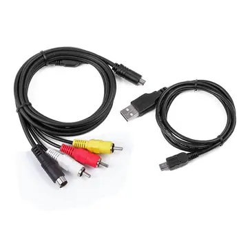 AV audio/Video TV + USB de Date de SINCRONIZARE Cablu Pentru camera Video SONY Handycam DCR-SX40/e/l/r