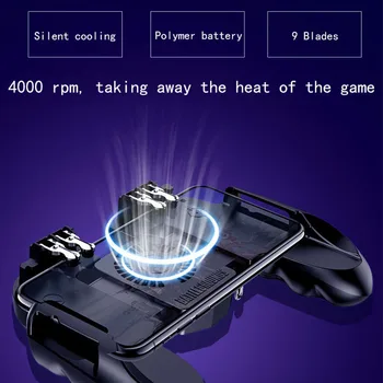 PUBG controler cu fan controler de joc pubg joc mobil declanșa butonul de foc pentru iphone ios game controller joystick gamepad