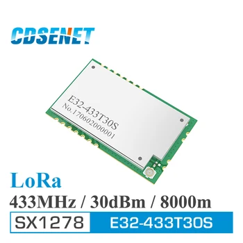 LoRa SX1278 433MHz rf Module 1w cu Rază Lungă de Emisie-recepție CDSENET E32-433T30S UART SMD 30dBm 433 mhz IO Emițător Receptor