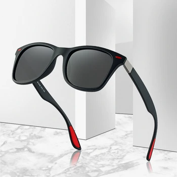 Noua piata bărbați polarizat ochelari de soare de designer de brand clasic retro doamnelor ochelari pătrați UV400 ochelari de soare de conducere