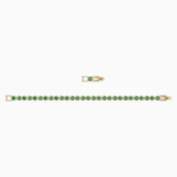 Moda Bijuterii SWA Nouă Brățară de Aur Fermecător Verde Rotund Decor Feminin Tendință Toate-meci de Bijuterii Cadou Romantic