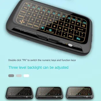 Mini H18 Tastatura Wireless 2.4 GHz Tastatură Portabilă de la Distanță Tastatura Touchpad-ul Pentru Smart TV Pentru Android TV Box PC gaming keyboard