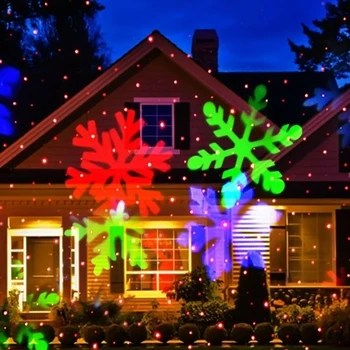 12 Model de Craciun cu LED-uri Proiector Lumini Automate Rotative Impermeabil Interior Crăciun lumina Reflectoarelor Lumini de Noapte Peisaj de Lămpi
