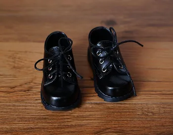 BJD papusa pantofi se potrivesc 1/3 1/4 MSD DD papusa dimensiunea clasic negru student pantofi din piele uniformă de școală uniformă de pantofi papusa accesorii