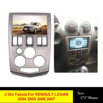 173*98mm GPS Auto Cadru Panou DVD Audio Radio Fascia Pentru Renault Logan Dacia Logan 2004 - 2007 Stereo de Montare Instalare Dash