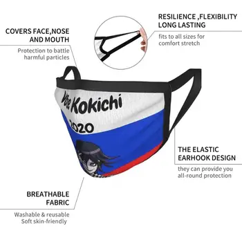 Kokichi 2020 Ca Președinte Al Rusiei, De Imprimare De Moda Amuzant Pm2.5 Reutilizabile Masca De Fata Kokichi Ouma Kokichi 2020 Kokichi Ouma