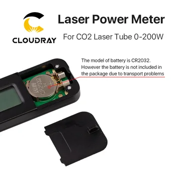 Cloudray Modernizate pentru Mare Precizie Portabile cu CO2 Laser Tub Contor de Energie 0-200W HLP-200B Pentru Gravare cu Laser și Mașini de Tăiere