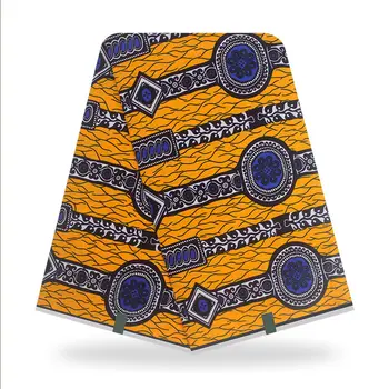 African Original ceara bumbac țesături 2021 nou africane ceara de imprimare tesatura 6 yarzi pe bucata Pentru rochii