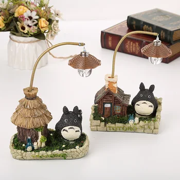 Studio Ghibli chihiro anime totoro figura Jucărie a CONDUS Lumina de Noapte Toy Anime Totoro Cifre Model de Jucărie Copil Cadou Meserii Acasă Decorare