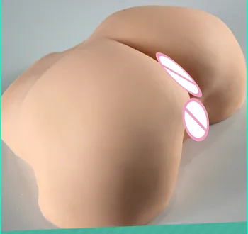Cele mai noi! 3D Mare Frumos Fund Masculin Masturbator Vagin Real Și Anal TPE Papusa de Sex Adult Produse Sex Shop