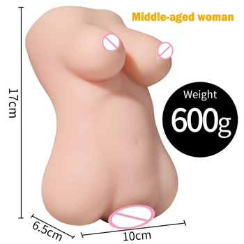 Păpuși pentru Sex Jumătate de Corp de Păpușă Mare de Sân Realist Vagin sex Masculin Masturbator Jucarii Sexuale pentru Barbati Cur Mare Pocket Pussy Realiste Vagin Toy