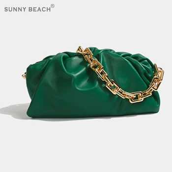 Femei geanta 2020 noua moda lanț sac de mesager de cloud Ori geanta de vara Găluște Sac Geantă de mână de Zi Ghearele saci