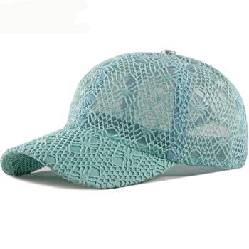 HT2534 Respirabil Vara Capace pentru Femei Tatăl Pălării Solid Dantela Șapcă de Baseball Doamnelor Casual Palarie de Soare Coreea Style 6 Panouri Șapcă de Baseball