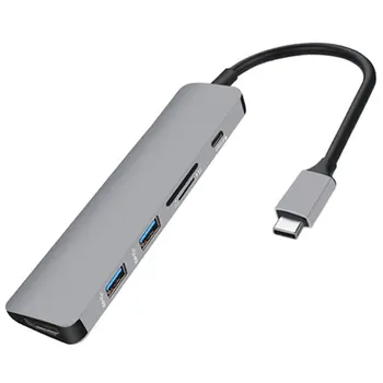 Mosible C Hub USB pentru a HDMI, OTG Thunderbolt 3 USB de Tip C Dock USB Splitter 3.0 cu PD pentru Macbook Pro/Air 13 2020 USB-C Extender
