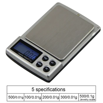 Junejour Mini Portabil de Bijuterii Scară LCD Electronic de Buzunar Digital Aur Argintiu Diamant de Cântărire Greutate Sacles Precizie de 0,01 g