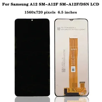 Original Pentru Samsung Galaxy A12 LCD SM-A12F SM-A12F/DSN Display LCD Touch Screen Digitizer Asamblare Înlocui Pentru Samsung lcd A125