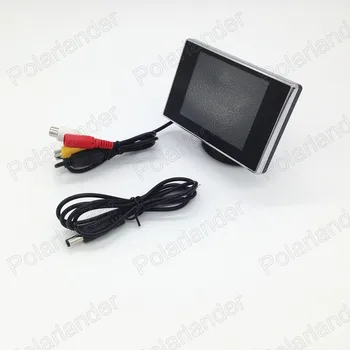 3.5 inch monitor Auto TFT Color Monitoare LCD pentru camera Retrovizoare transport Gratuit reverse prioritate două-mod AV în