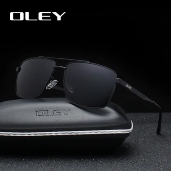 OLEY Brand Polarizat ochelari de Soare Barbati de Moda Clasic Pătrat ochelari Pentru Femei Oculos masculino de sex Masculin Personalizate logo-ul Y1923