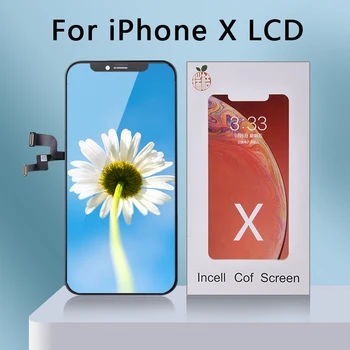 AAA+++RJ Incell Ecran pentru IPhone X, Ecran LCD de Inlocuire LCD Display cu Mare 3D Touch de Asamblare Pantalla Perfect Reparații LCD