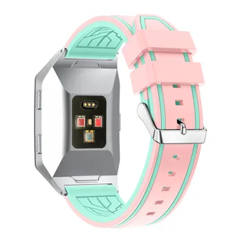 Curea Banda de Silicon pentru Fitbit Ionic Sport brățară ceas inteligent de Înlocuire bratara Respirabil smartwatch watchband 2 Culori