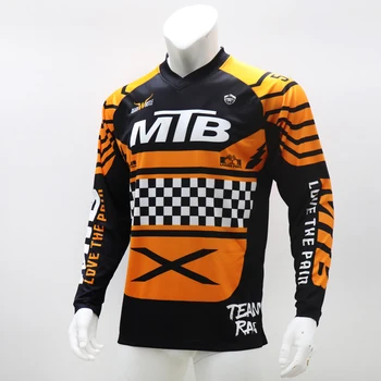 MTB Racing team Pro moto Jersey toate mountain bike îmbrăcăminte de biciclete T-shirt DH MX ciclism tricouri Offroad Cruce motocross Wea