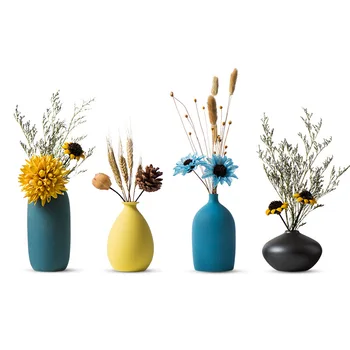 Vaza ceramica Aranjament de Flori Uscate de Flori Simple, Creative Cresc în Apă de Flori Titular Living Home Decor