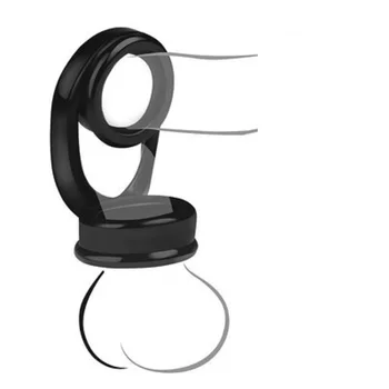 Noul silicon erectia penisului double cock Ring mingea targă reținere de sex masculin castitate cușcă intarziere ejaculare Jucărie Sexuală pentru bărbați