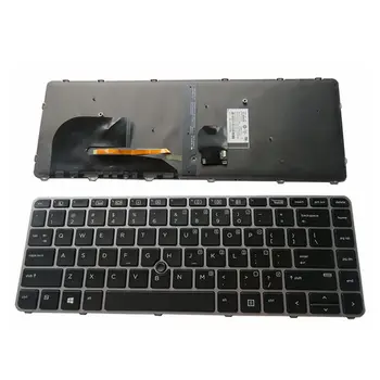 YALUZU NE-limba engleză Tastatură cu iluminare din spate pentru HP EliteBook 840 G3 745 G3 745 G4 840 G4 848 G4 836308-001 821177-001 NSK-CY2BV iluminare din spate