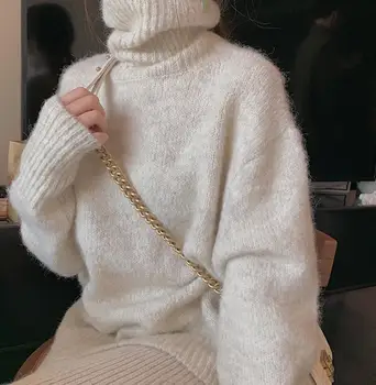 Pulover femei coreeană de moda de top 2020 Pulovere Batwing Maneca plus dimensiune haine de iarnă tricot pulover femei
