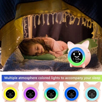 2020 copii Copii de Dormit de Formare Temperatură LED Display LCD Ceas Deșteptător Cameră decor perfect pentru dormitor