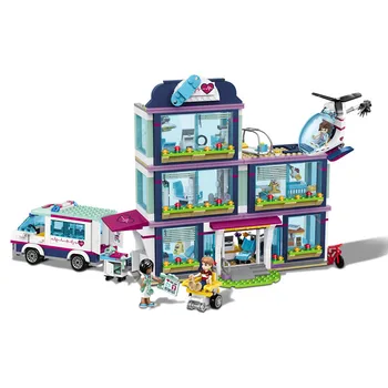 37036 932pcs Spital Constructor Model de Kit de Blocuri Compatibil Cărămizi LEGO Jucarii pentru Fete Baieti Copii Modelare