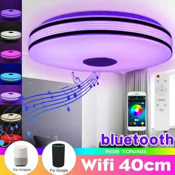WiFi/APP Inteligent de Control a intensității luminoase cu LED-uri Moderne RGB Lumina Plafon de Iluminat Acasă 36W 72W de Muzică bluetooth Lumina Inteligent Lampă de Plafon