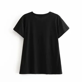 Imprimate Topuri cu Maneci Femei T-shirt Plus Dimensiune Graphic Tee de Bumbac Femei T-shirt cu Maneci Scurte Streetwear Vara Femei Haine