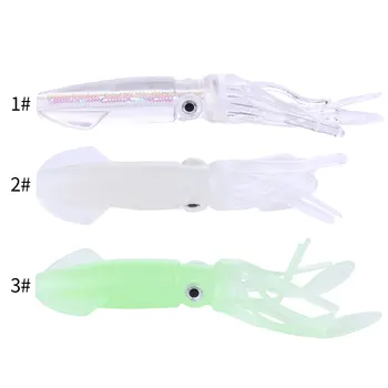 5pcs/multă Strălucire în Întuneric Luminos Artificială Moale Momeala Calmar Stil de Pescuit Nada Pescuit Accesorii