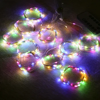 Decoratiuni de craciun 3m USB cu LED-uri Ghirlanda Șir Lumina Decor de Basm Cortina Ghirlande de Nunta de Decorare Decor de Halloween