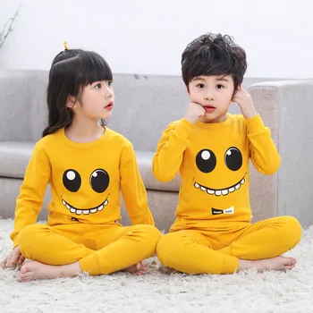 Toamna Iarna Copii Seturi de Pijamale Copii Fete Haine Baieti Pijamale Fete Pijamas Copii Pijamale pentru Copii cu Maneca Lunga tricou+Pantaloni