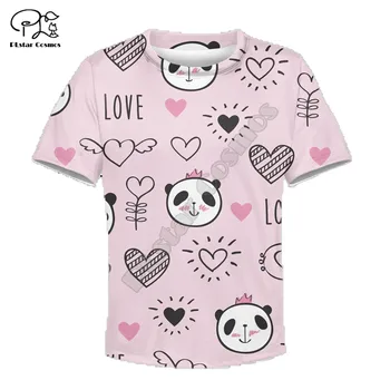 Panda În Dragoste imprimate 3d Hanorace copii Pulover Hanorac Trening jacheta tricouri Halloween Cosplay baiat FATA