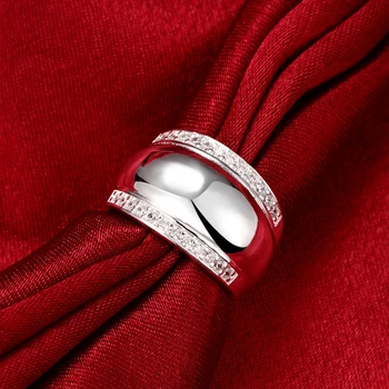 Argint 925 Inele Pentru Femei, Omul Invizibil Stabilirea CZ AAAA Nunta de Cristal Inel de Logodna Bijuterii