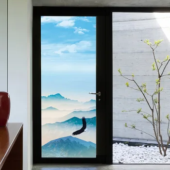 Electrostatic sticlă autocolante autocolante ferestre translucide, opace, hârtie mată windows film de sticlă uși de balcon si ferestre