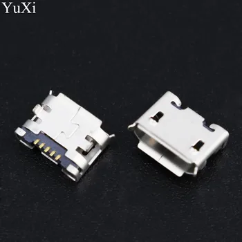 100buc Micro USB conector Jack de Încărcare Priză pentru Lenovo A60 A366T A390E A520 A288T A500 A750 PAD A1-07 telefonul mobil, tableta, pc