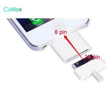 Cyliliya 300Pcs/lot de 30 de Pini la 8 Pini Adaptor pentru iPhone 5 5S 5C 6 6Plus 7 7plus Suport iOS9.3.2 10 10.x.x convertor adaptor