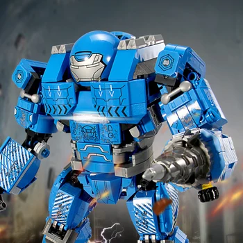 1209pcs Erou Assemblable Model de Robot de Blocuri Armura mech Deformabile Battle Droid DIY Creative pentru Copii Jucarii Educative