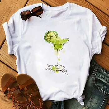 Amuzant Lamaie Grafică Design Print T-shirt de Vară 2020 Maneca Scurta Alb 90 Harajuku Fata Tricou Estetice Haine,Picătură Navă