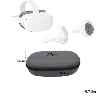 EVA Sac de Depozitare de Călătorie de Protecție Caz care Transportă Capacul Cutiei pentru Oculus Quest 2 R9JA
