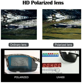 2021 Pescuit Polarizat ochelari de Soare Barbati Pescar Camping Drumetii Ochelari de Schi Ciclism Ochelari de Pescuit Sportiv UV400 Ochelari