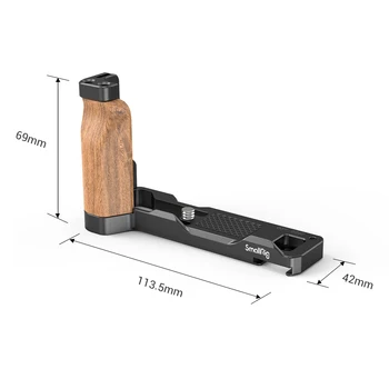 SmallRig Formă de L, Maner din Lemn de Prindere Cu Rece Pantof Cușcă Pentru Sony ZV1 Camera DIY Rig Dslr - 2936